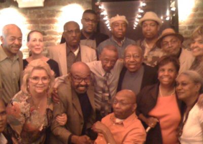 Group photograph with James Moody