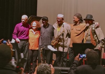 '40 Years in the Moment' at The University of Chicago International House April 24, 2015 AACM 50th Anniversary Chicago Ade and Iqua with Dushun Mosley, Ernest