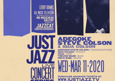 Just Jazz Live Concert Series 2020