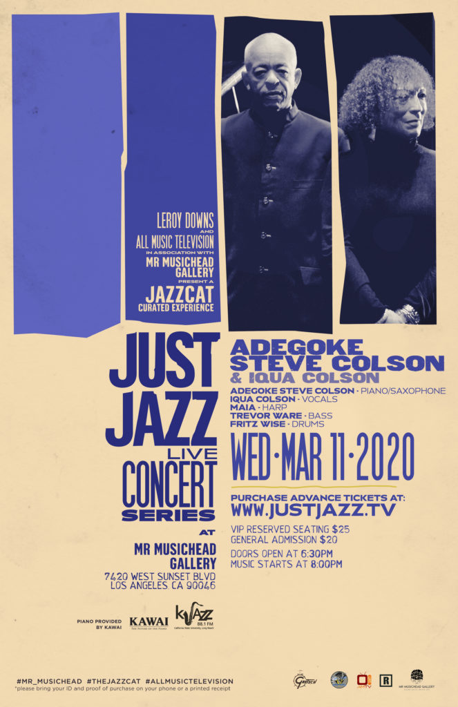 Just Jazz Series 2020 Flyer