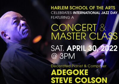 HSA presents Adegoke Steve Colson Concert & Masterclass